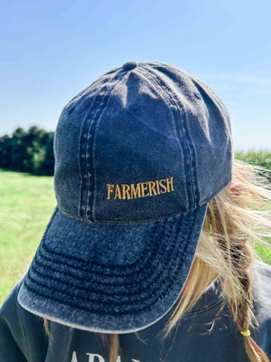 ‘Farmerish’ Acid Washed Black Cap