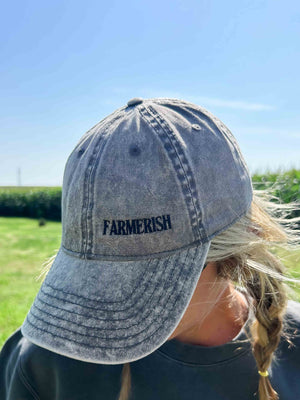 ‘Farmerish’ Acid Washed Grey Cap