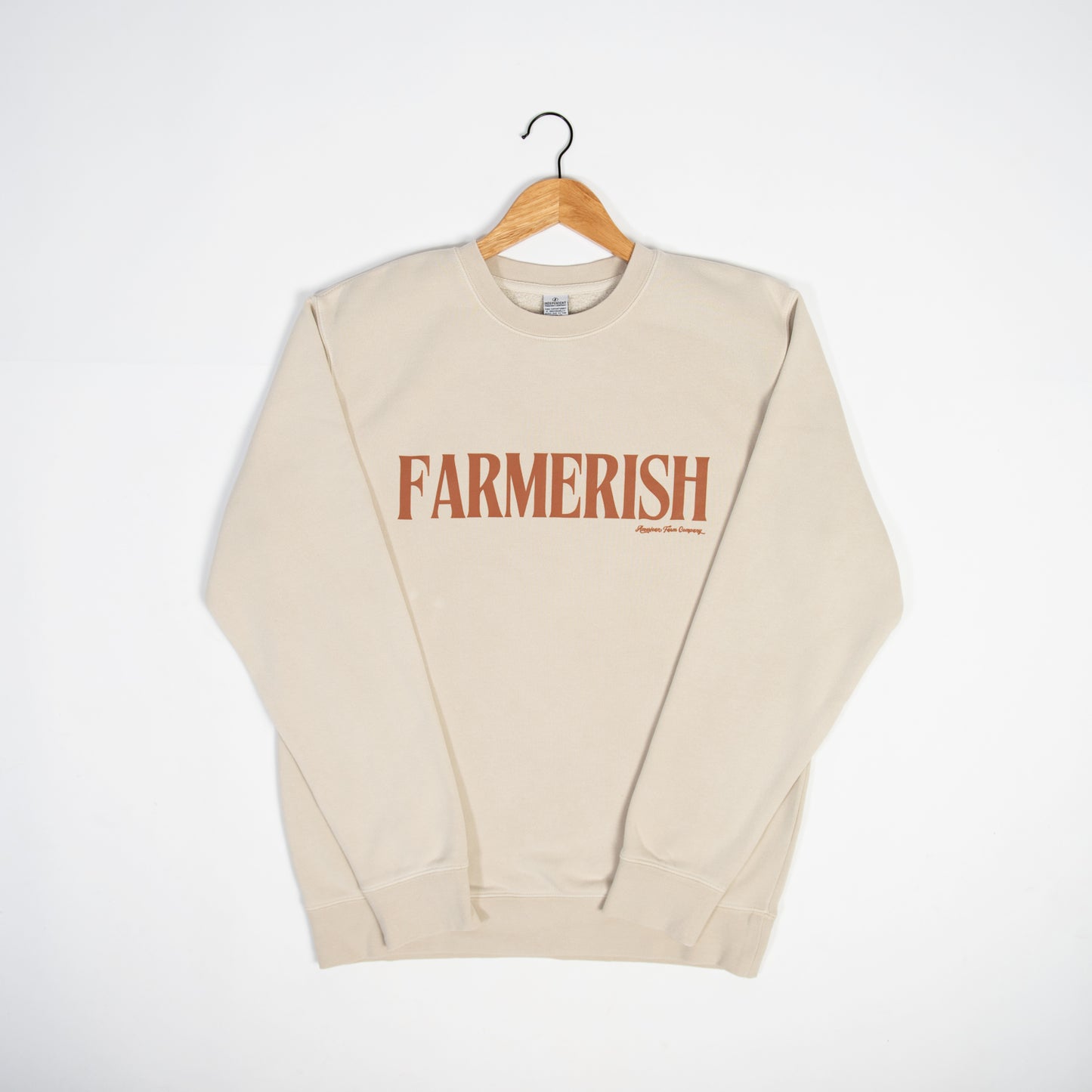 ‘Farmerish’ Cream Crewneck