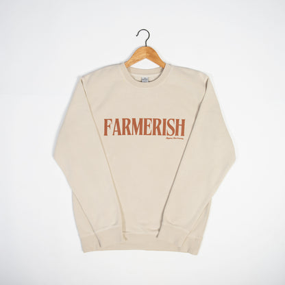 ‘Farmerish’ Cream Crewneck