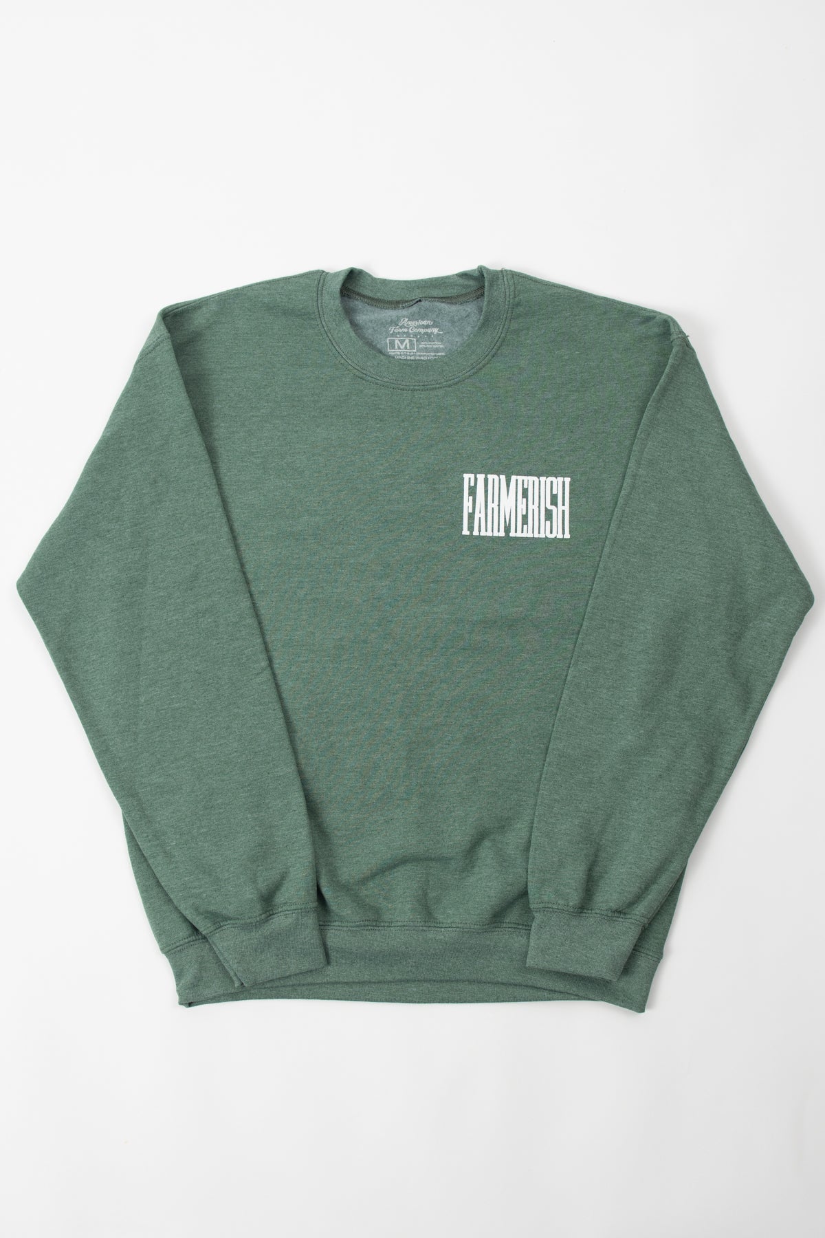 'Farmerish' Green Crewneck
