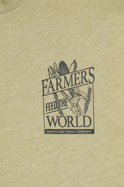'Farmers Feed the World' Essentials Green Tee