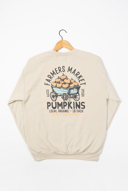 'Farmer's Market Pumpkins' Crewneck