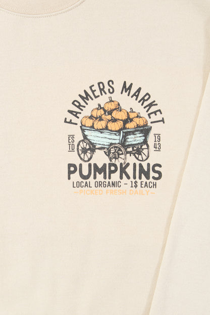 'Farmer's Market Pumpkins' Crewneck