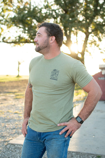 'Farmers Feed the World' Essentials Green Tee