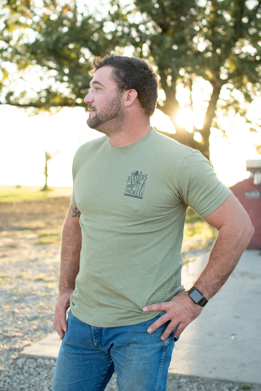 'Farmers Feed the World' Essentials Green Tee