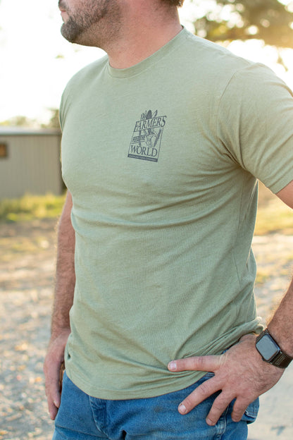 'Farmers Feed the World' Essentials Green Tee