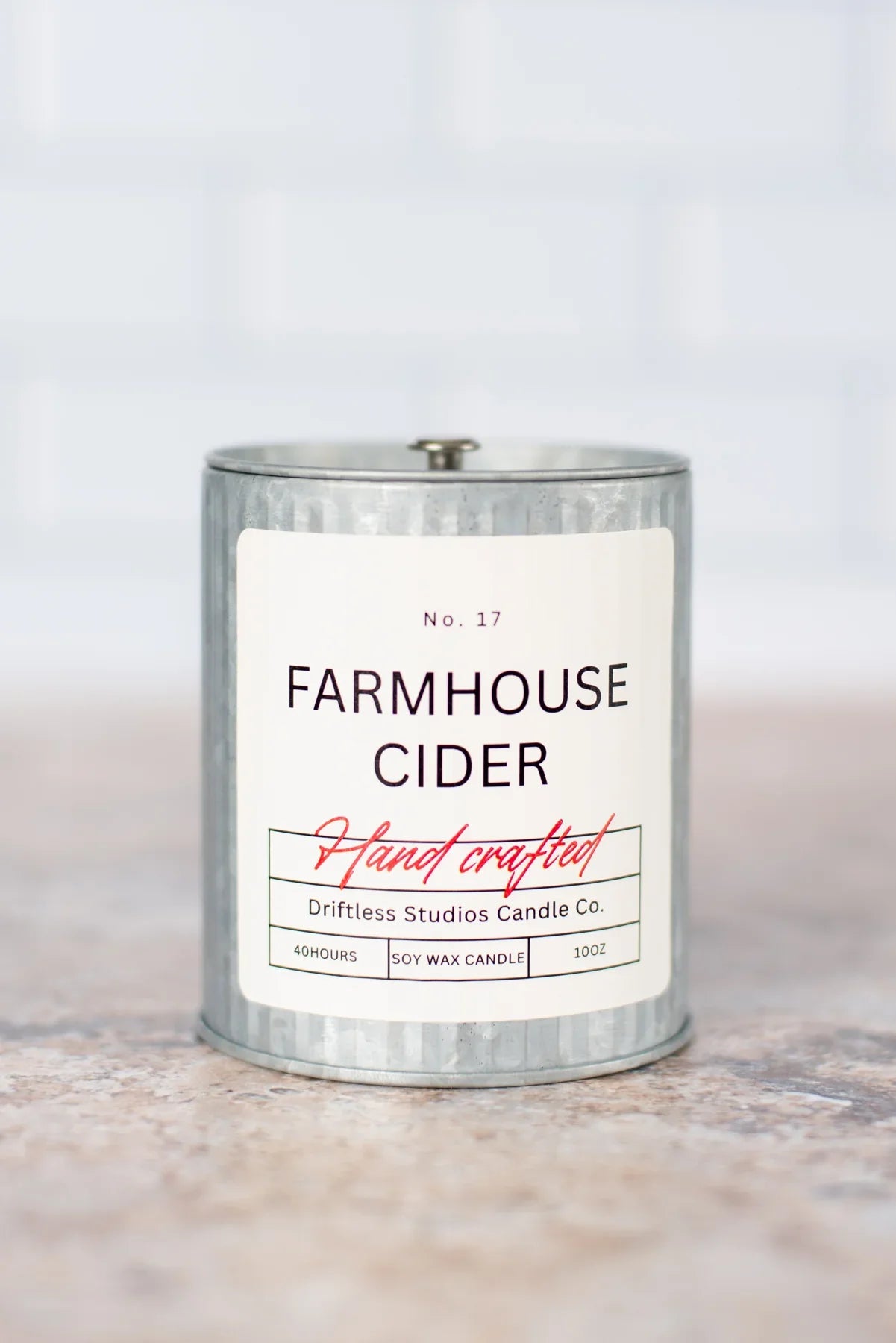 Farmhouse Cider Tin Farmhouse Candle