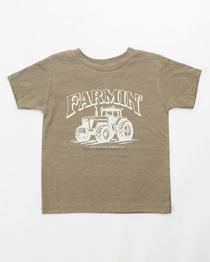 'Farmin' Tractor Toddler/Youth T-Shirt
