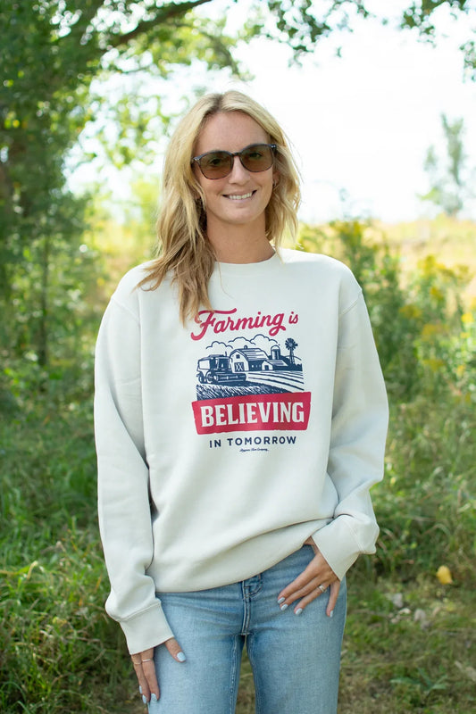 'Farming Is Believing In Tomorrow' Crewneck