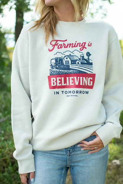 'Farming Is Believing In Tomorrow' Crewneck
