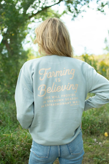 'Farming Is Believing' Crewneck