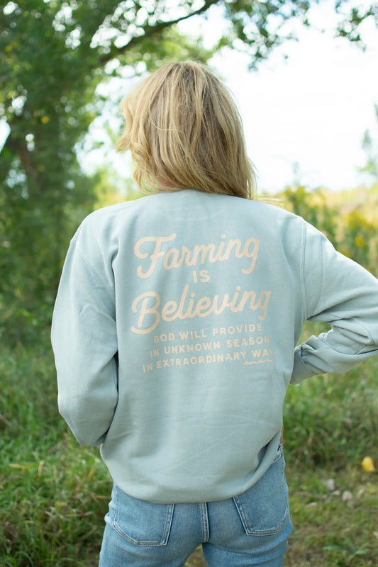 'Farming Is Believing' Crewneck