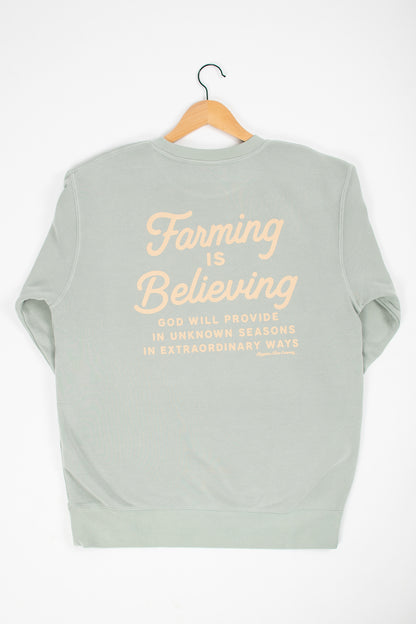 'Farming Is Believing' Crewneck