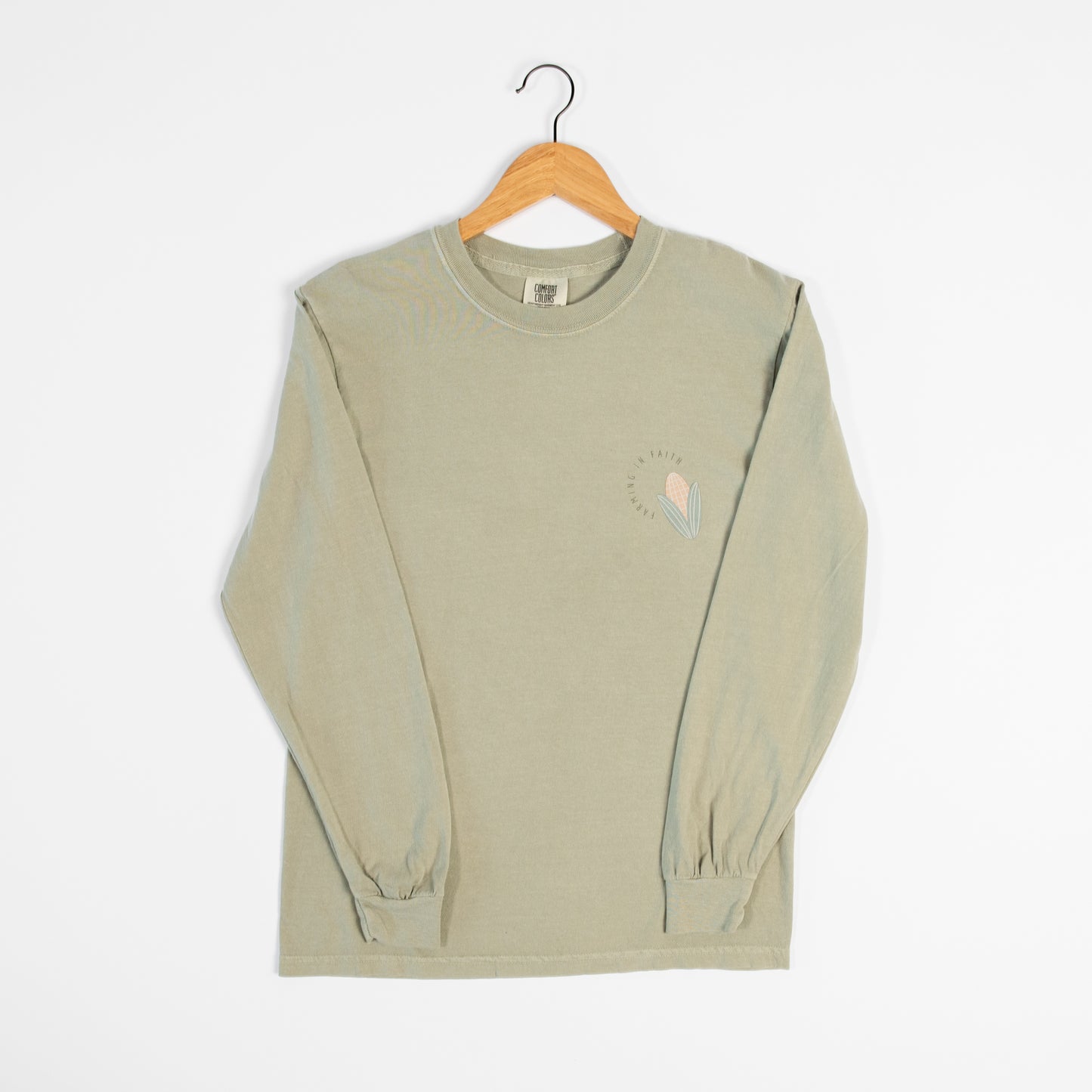 'Farming in Faith' 2 Sided Long Sleeve