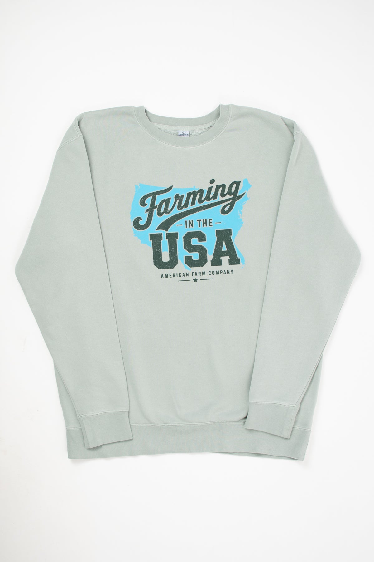 'Farming in the USA' Adult Crewneck