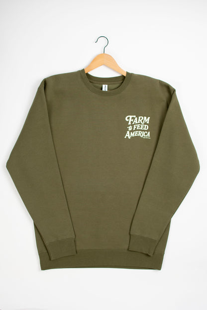 'Farm to Feed America' Crewneck