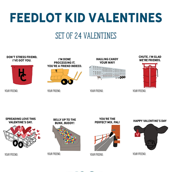 Feedlot Kid - Valentines Card Bundle