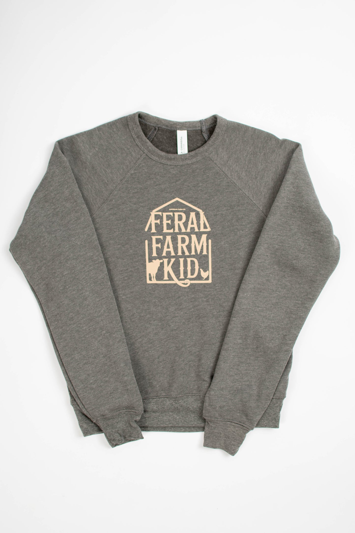'Feral Farm Kid' Toddler/Youth Crewneck
