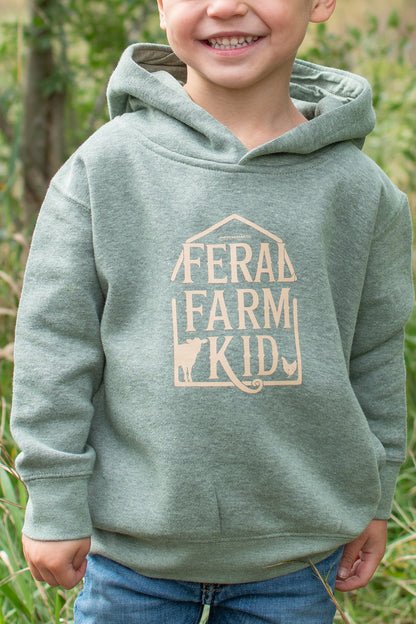 'Feral Farm Kid' Toddler/Youth Hoodie