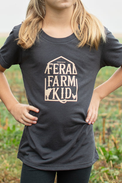 'Feral Farm Kid' Toddler/Youth Tee