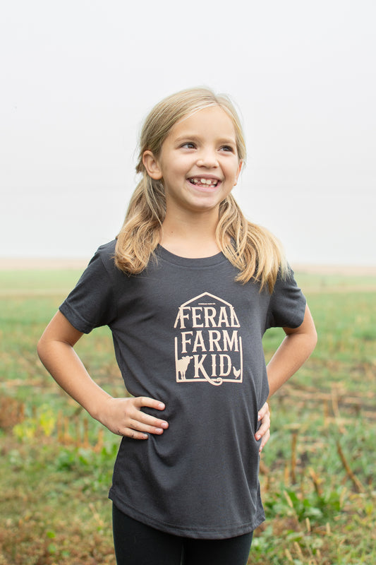 'Feral Farm Kid' Toddler/Youth Tee