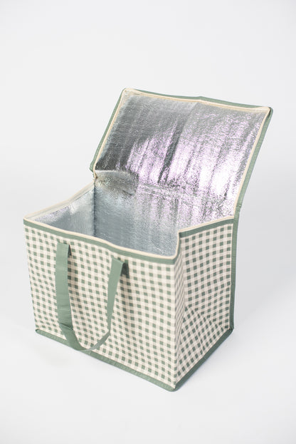 Field Delivery Meal Bag - Sage Gingham