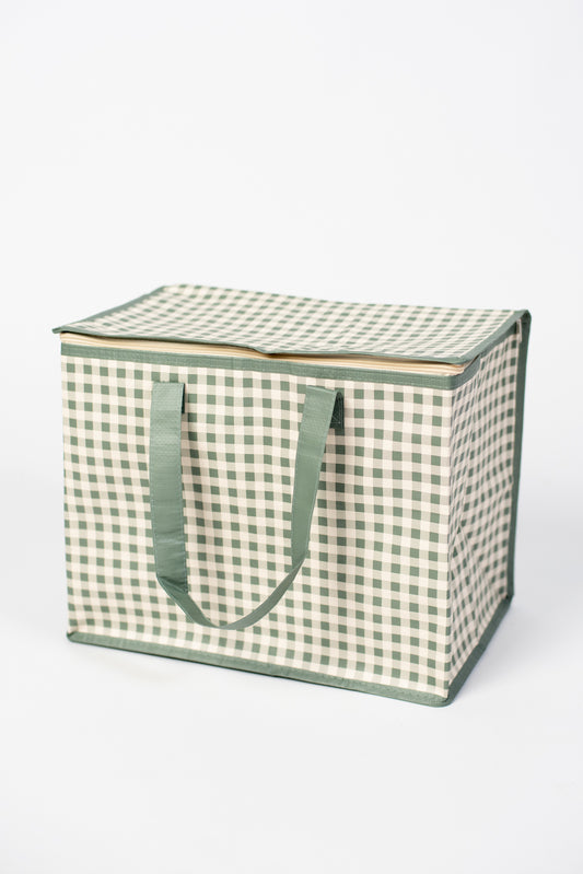 Field Delivery Meal Bag - Sage Gingham