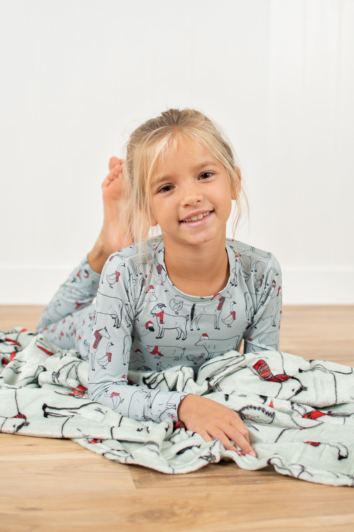 Filthy Animals Christmas Plush Blanket
