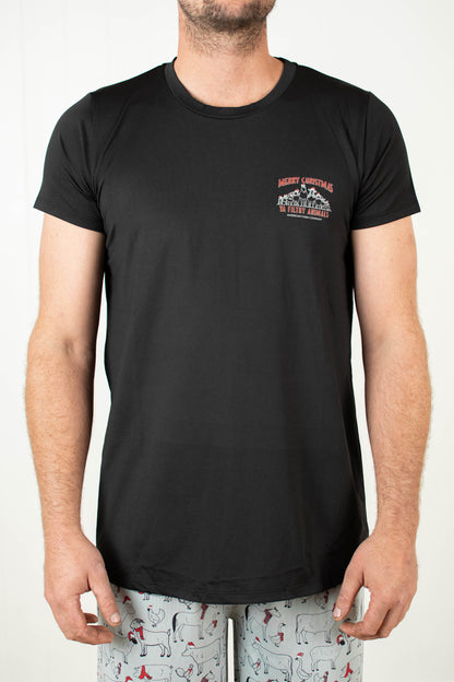 Filthy Animal Christmas Adult Pajama Shirt