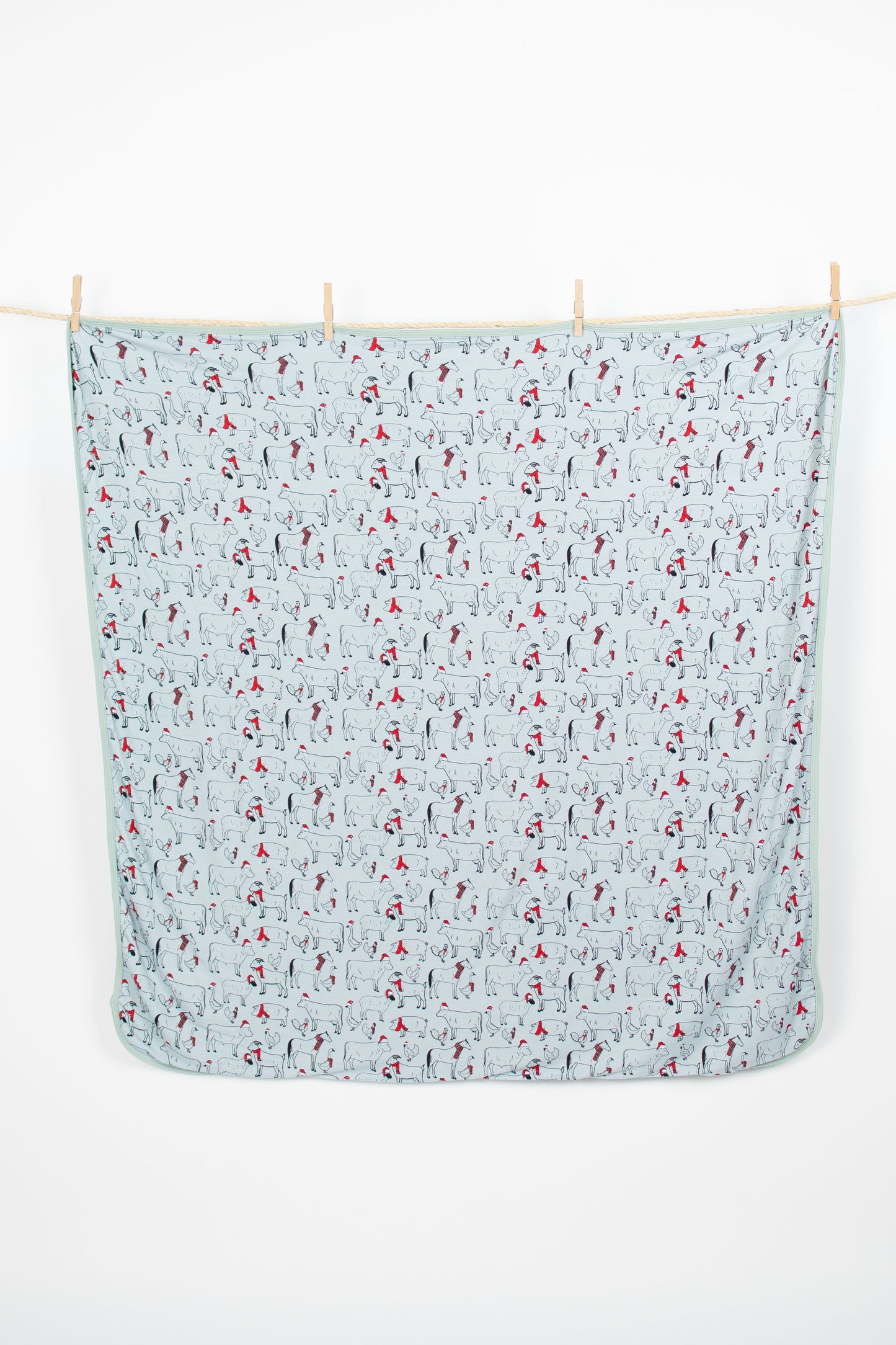 Filthy Animals Christmas Kids Bamboo Blanket