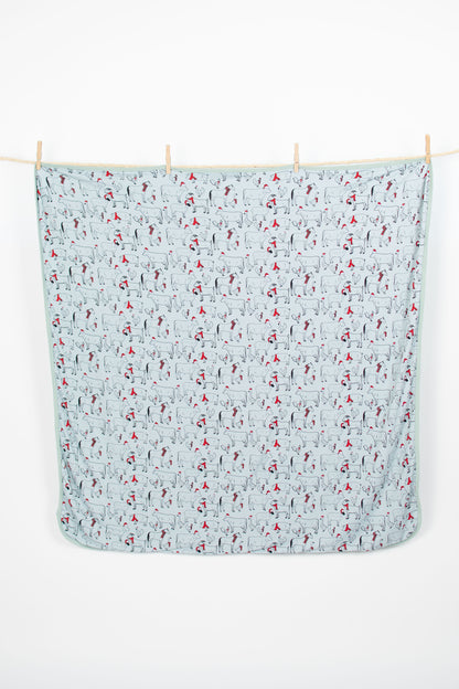 Filthy Animals Christmas Kids Bamboo Blanket