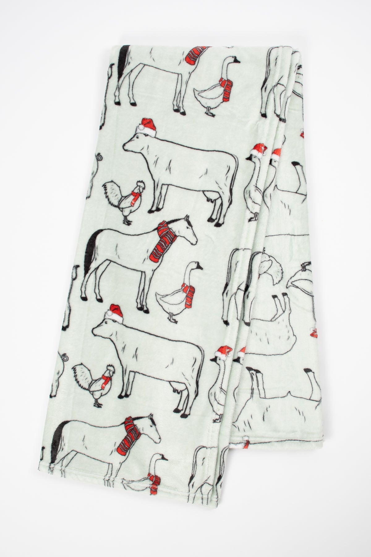 Filthy Animals Christmas Plush Blanket