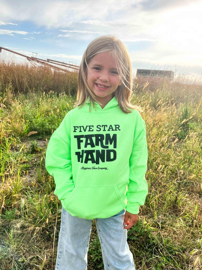 Five Star Farm Hand Neon Youth Hoodies - American Farm Company