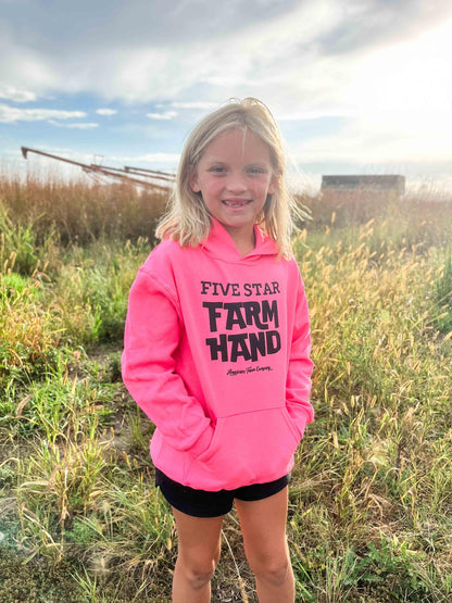 Five Star Farm Hand Neon Youth Hoodies - American Farm Company