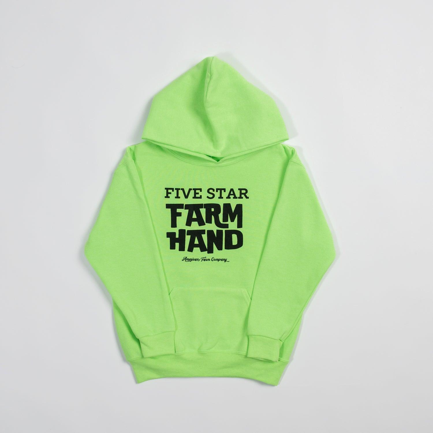 Five Star Farm Hand Neon Youth Hoodies - American Farm Company