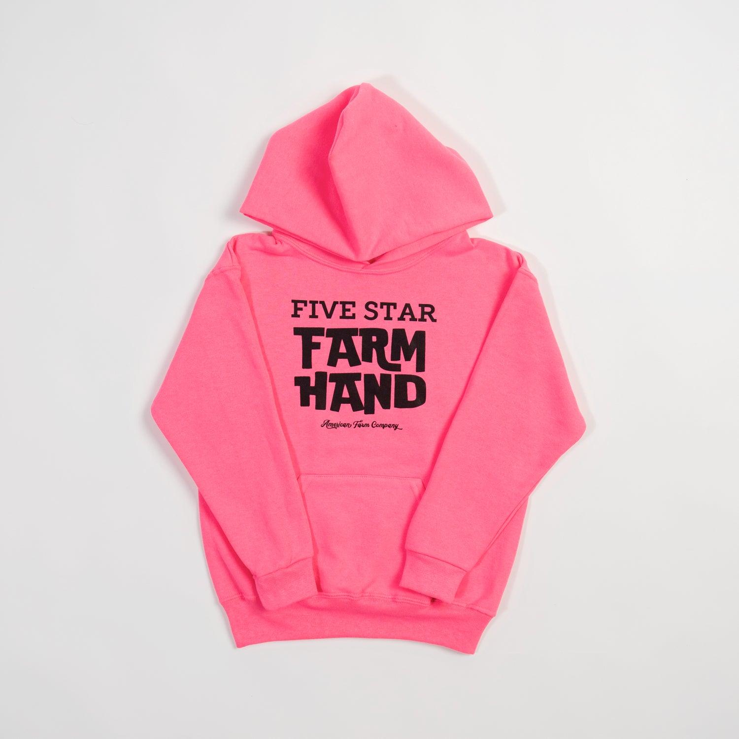 Five Star Farm Hand Neon Youth Hoodies - American Farm Company