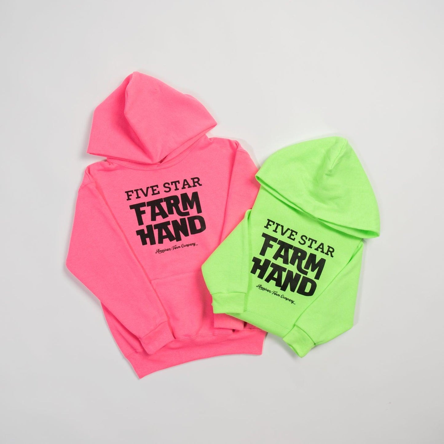 Five Star Farm Hand Neon Youth Hoodies - American Farm Company