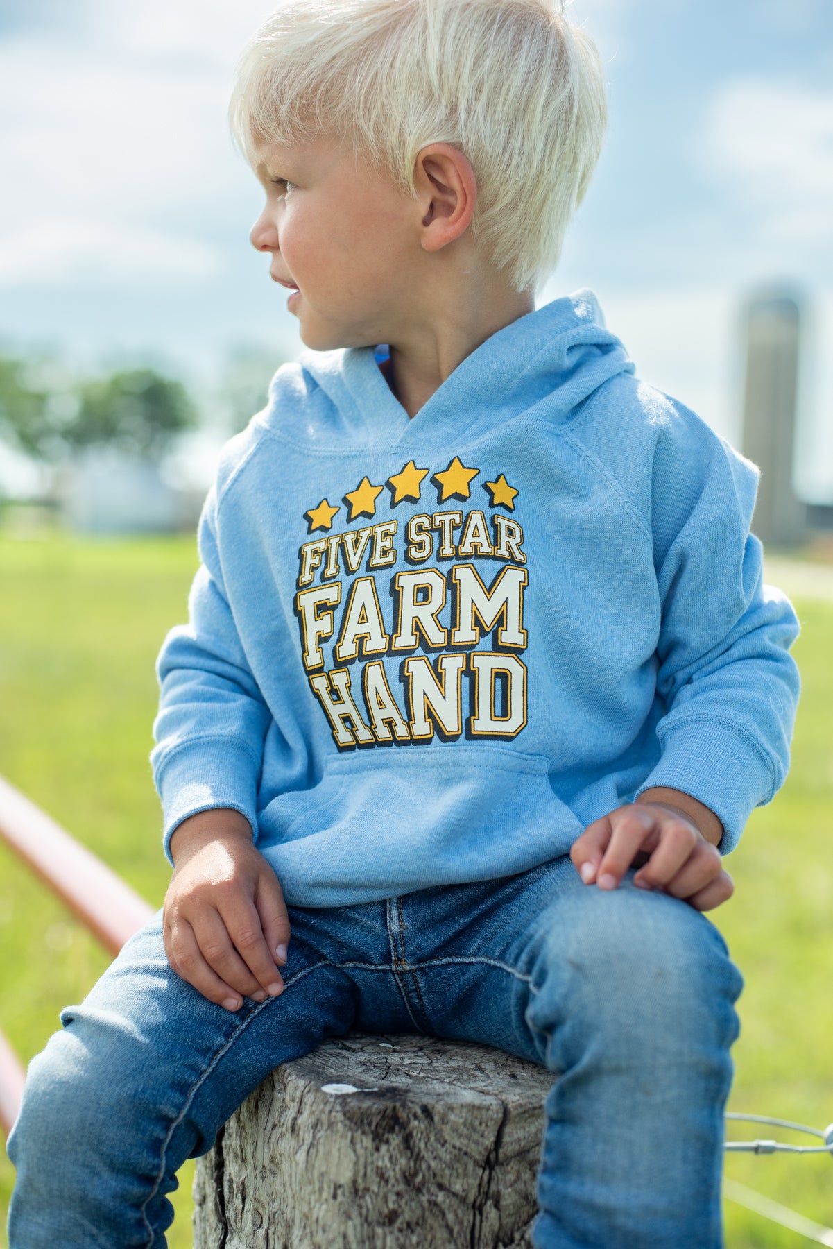 'Five Star Farm Hand' Toddler/Youth Hoodie