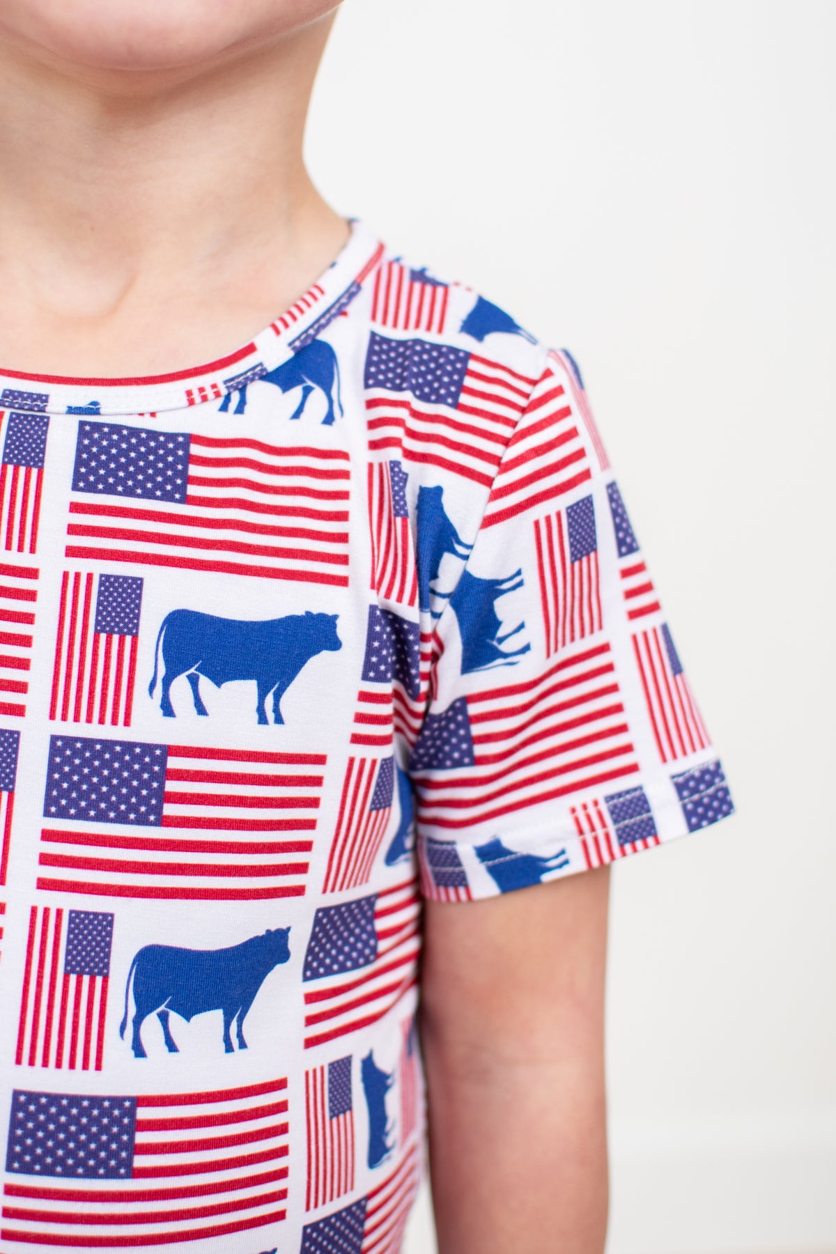 Flags & Steers Toddler/Youth Bamboo Pajama Set