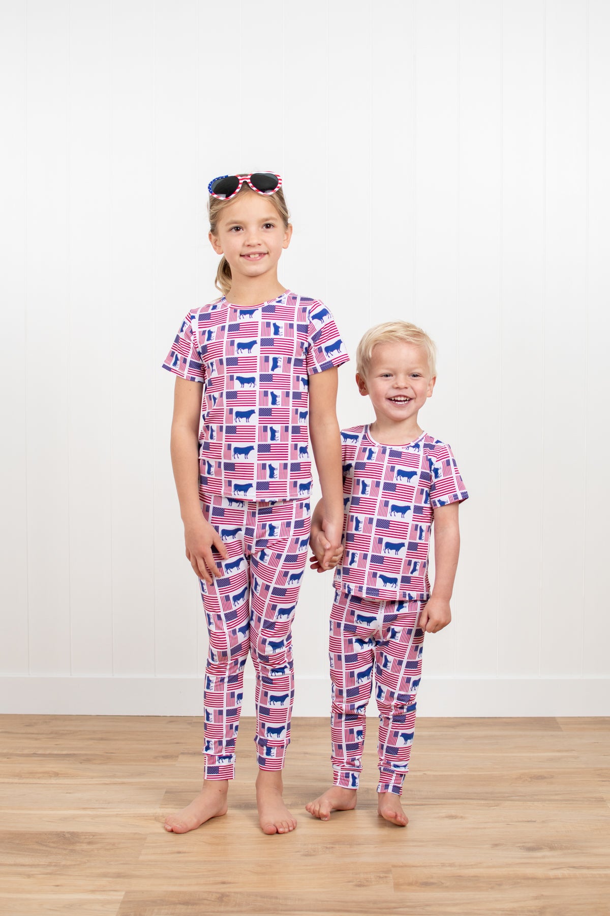 Flags & Steers Toddler/Youth Bamboo Pajama Set
