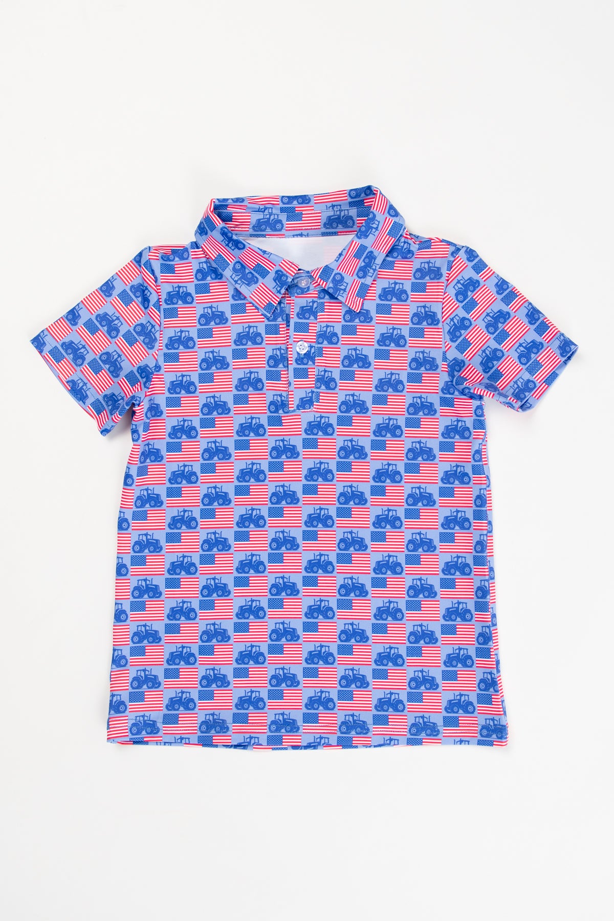 Flags & Tractors Baby/Youth Performance Polo