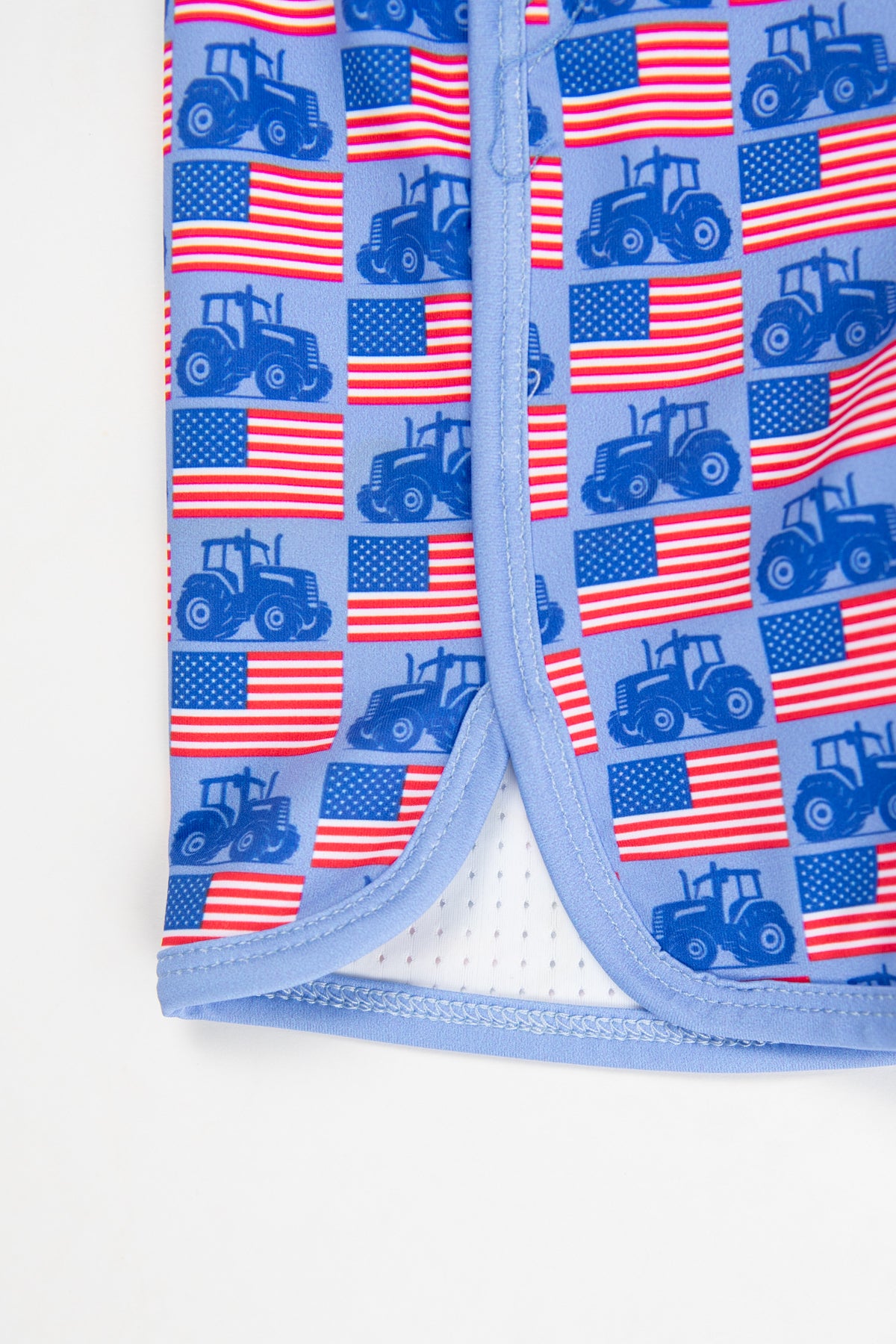 Flags & Tractors Baby Swim Trunk