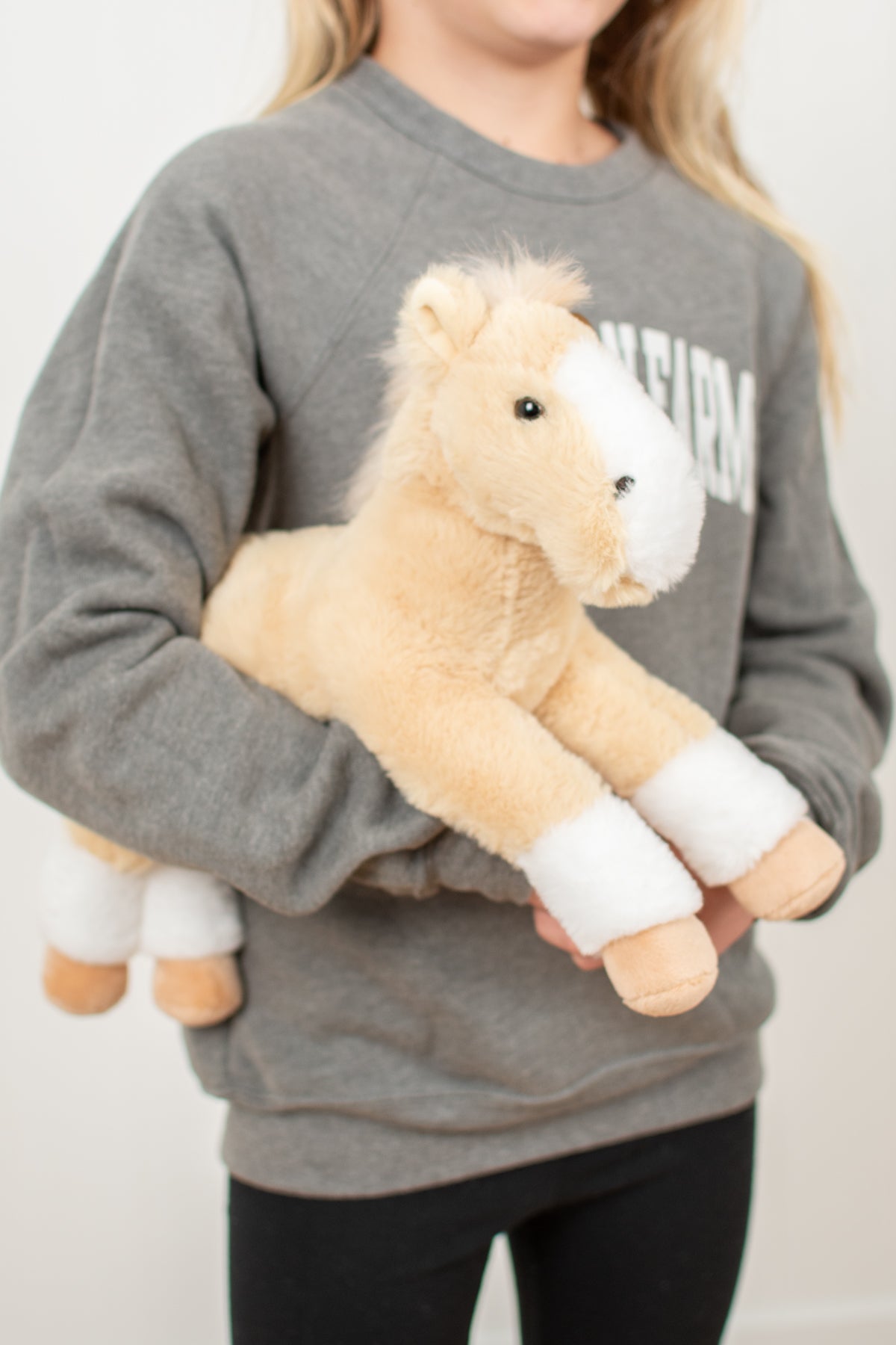 Floppy Palamino Horse Stuffed Animal Plush - 16"