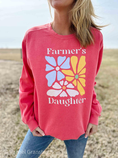 Farmer's Daughter Floral Crewneck - American Farm Company