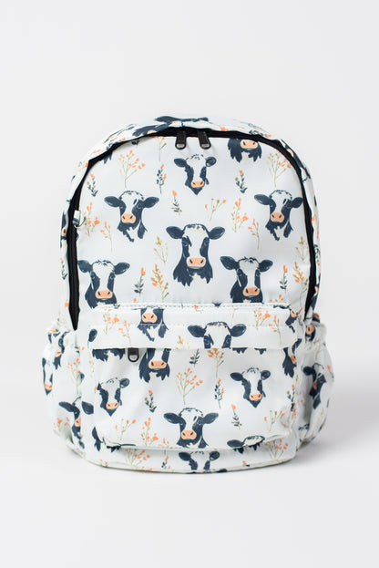 Floral Holsteins Backpack *PREORDER*
