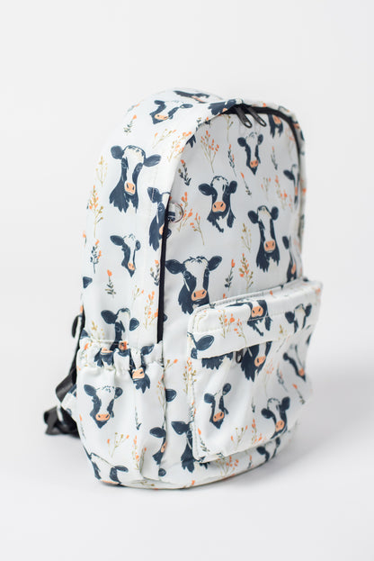 Floral Holsteins Backpack *PREORDER*