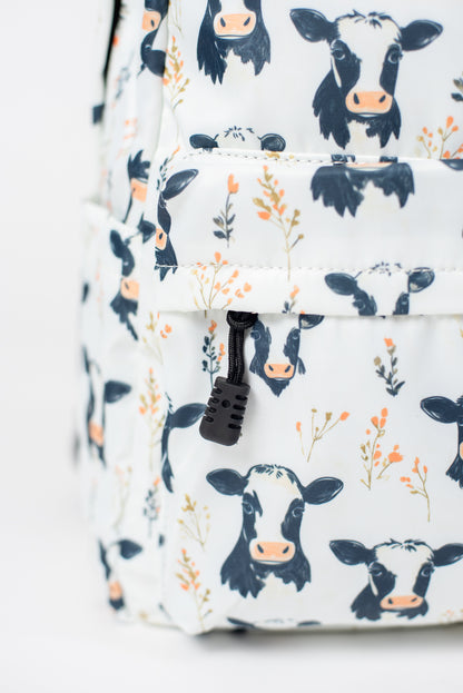 Floral Holsteins Backpack *PREORDER*