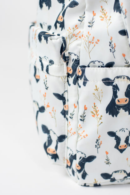 Floral Holsteins Backpack *PREORDER*