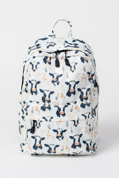 Floral Holsteins Backpack *PREORDER*